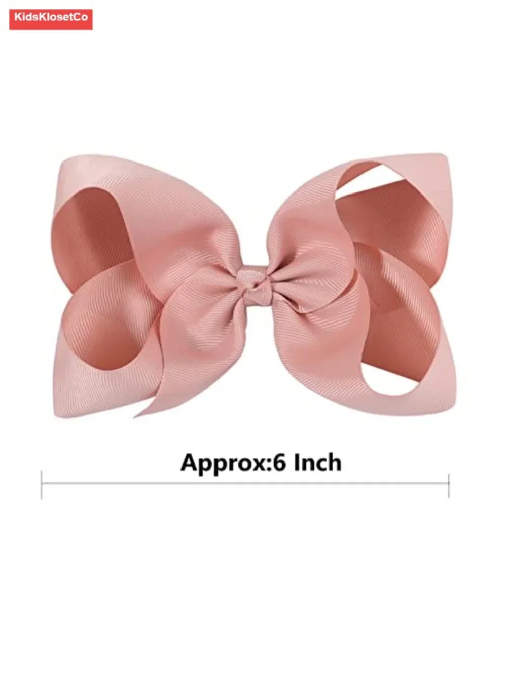 50 Large Grosgrain Ribbon Hair Bows Alligator Clips for Girls